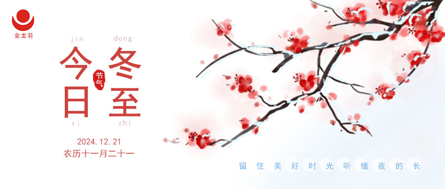 冬至阳生，情暖金龙羽！